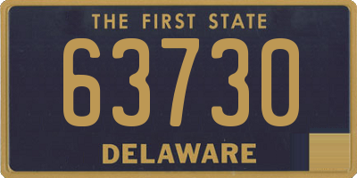 DE license plate 63730