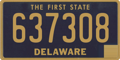 DE license plate 637308