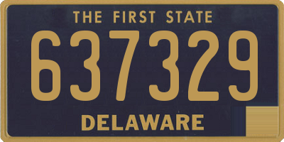 DE license plate 637329