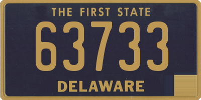 DE license plate 63733