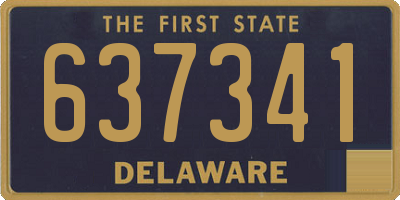 DE license plate 637341