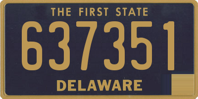 DE license plate 637351