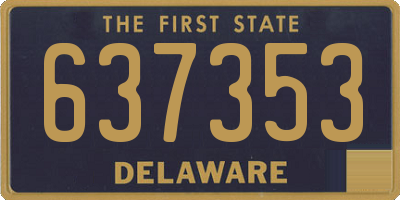 DE license plate 637353