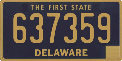 DE license plate 637359