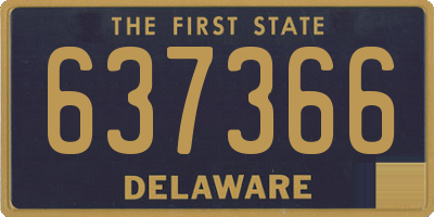 DE license plate 637366