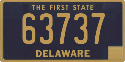 DE license plate 63737