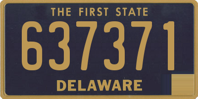 DE license plate 637371
