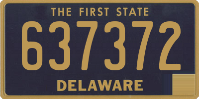 DE license plate 637372