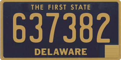 DE license plate 637382