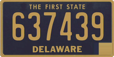 DE license plate 637439