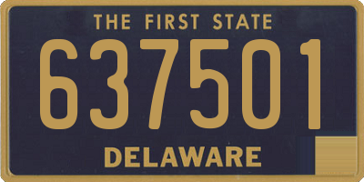 DE license plate 637501