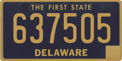 DE license plate 637505