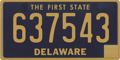 DE license plate 637543