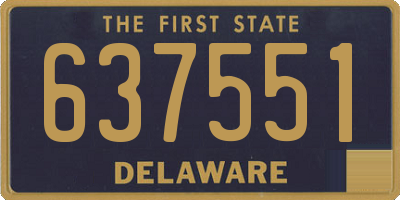 DE license plate 637551