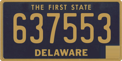 DE license plate 637553
