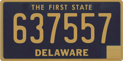 DE license plate 637557