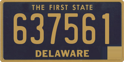 DE license plate 637561