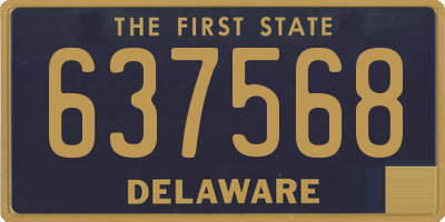 DE license plate 637568