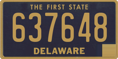 DE license plate 637648