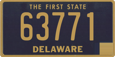 DE license plate 63771