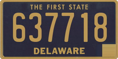 DE license plate 637718