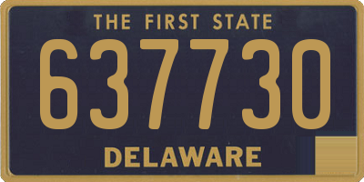 DE license plate 637730
