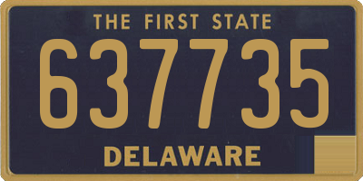 DE license plate 637735