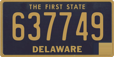 DE license plate 637749