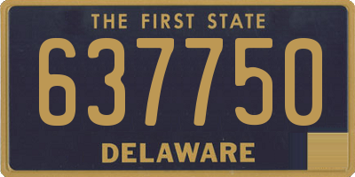 DE license plate 637750