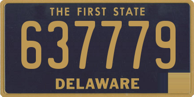 DE license plate 637779
