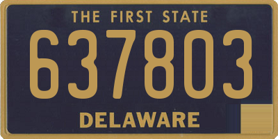 DE license plate 637803