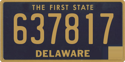 DE license plate 637817