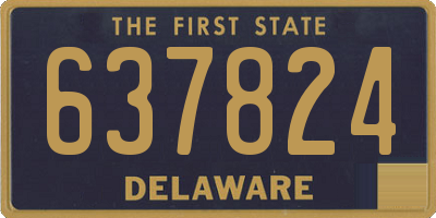 DE license plate 637824