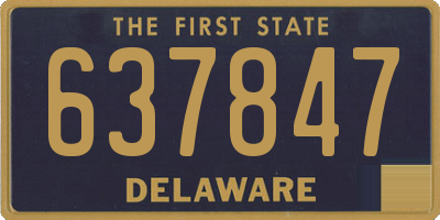DE license plate 637847