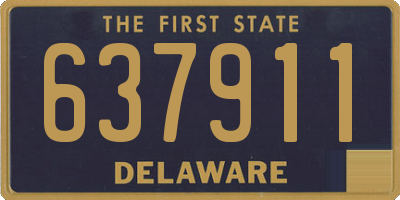 DE license plate 637911