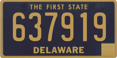 DE license plate 637919