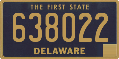 DE license plate 638022