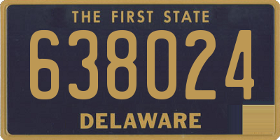 DE license plate 638024