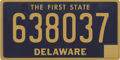 DE license plate 638037