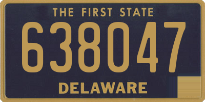 DE license plate 638047