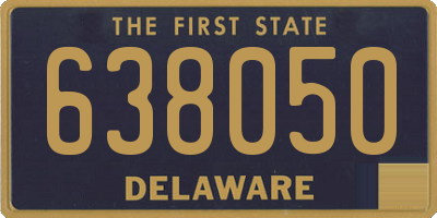 DE license plate 638050