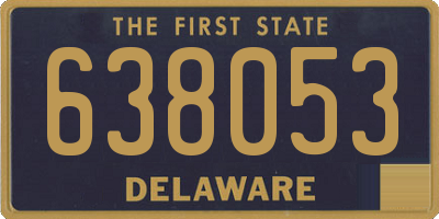 DE license plate 638053