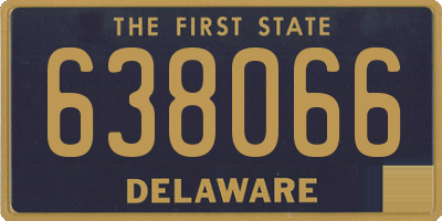 DE license plate 638066