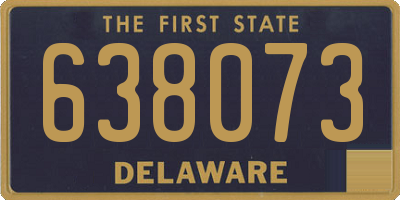 DE license plate 638073