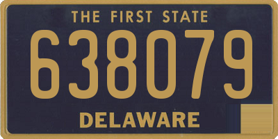 DE license plate 638079