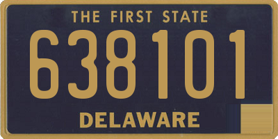 DE license plate 638101