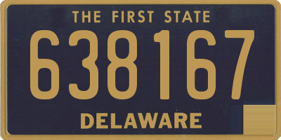 DE license plate 638167