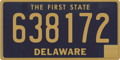 DE license plate 638172
