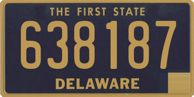 DE license plate 638187