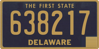 DE license plate 638217